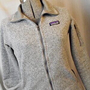 PATAGONIA BETTER SWEATER Womens Jacket Gray Full Zipper Small